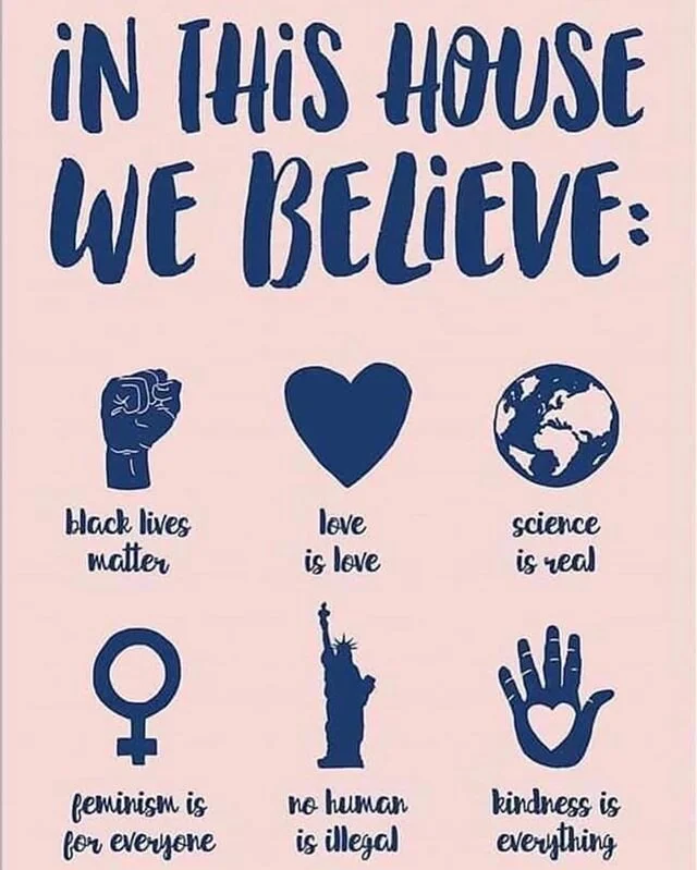 In this house and these businesses. Read. Listen. Watch. Share. Act. Amplify. #amplifymelanatedvoices