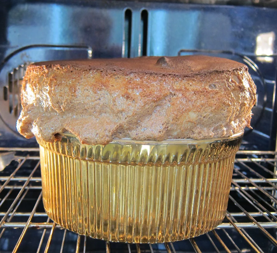 If you can't make the best chocolate soufflé with this recipe –– buy doughnuts!