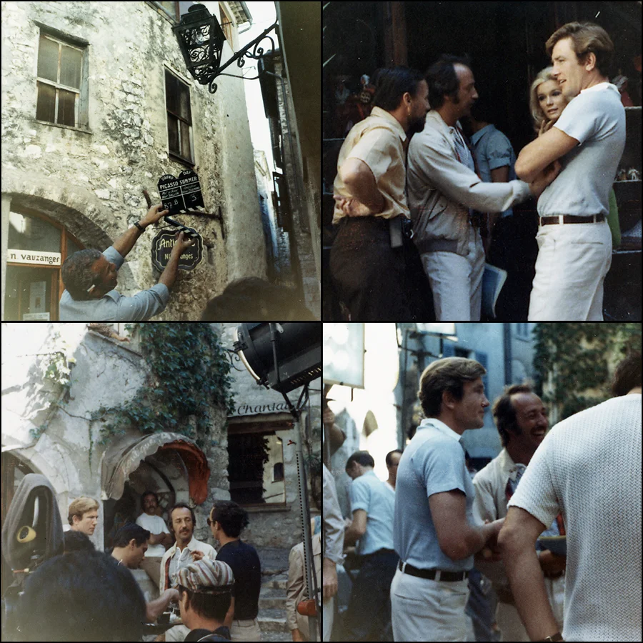 Filming in St. Paul de Vence