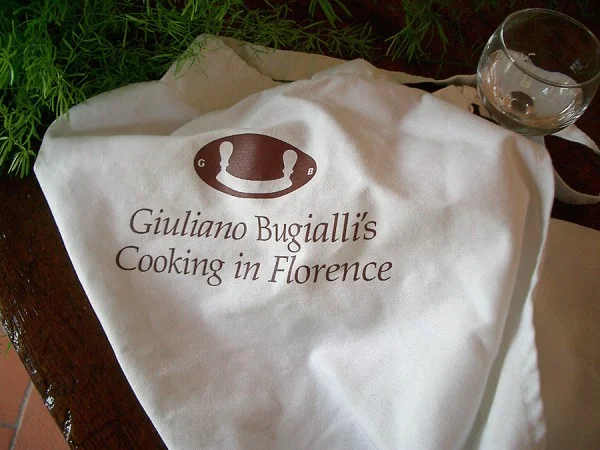 Giuliano Bugialli's Cooking in Florence apron