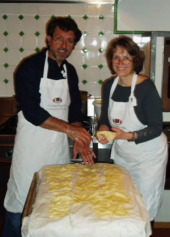 Handmade pasta for lasagne
