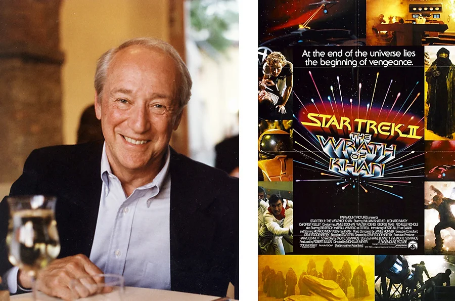 Robert Sallin, producer of Star Trek II The Wrath of Khan, and poster