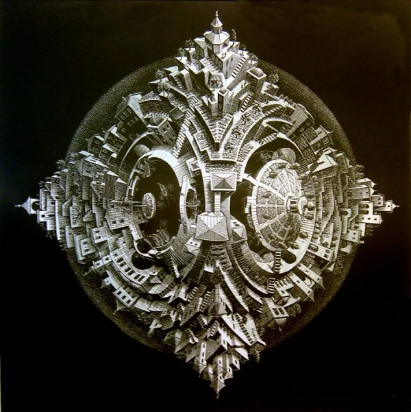 Artwork by M. C. Escher at The Escher Museum in The Hague