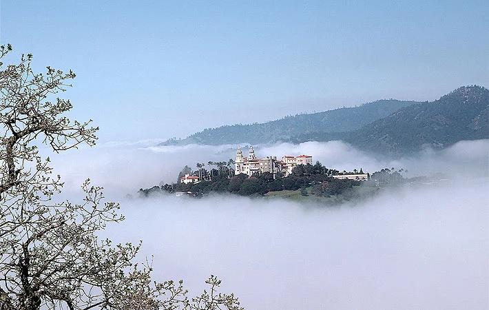 Hearst Castle in the Fog