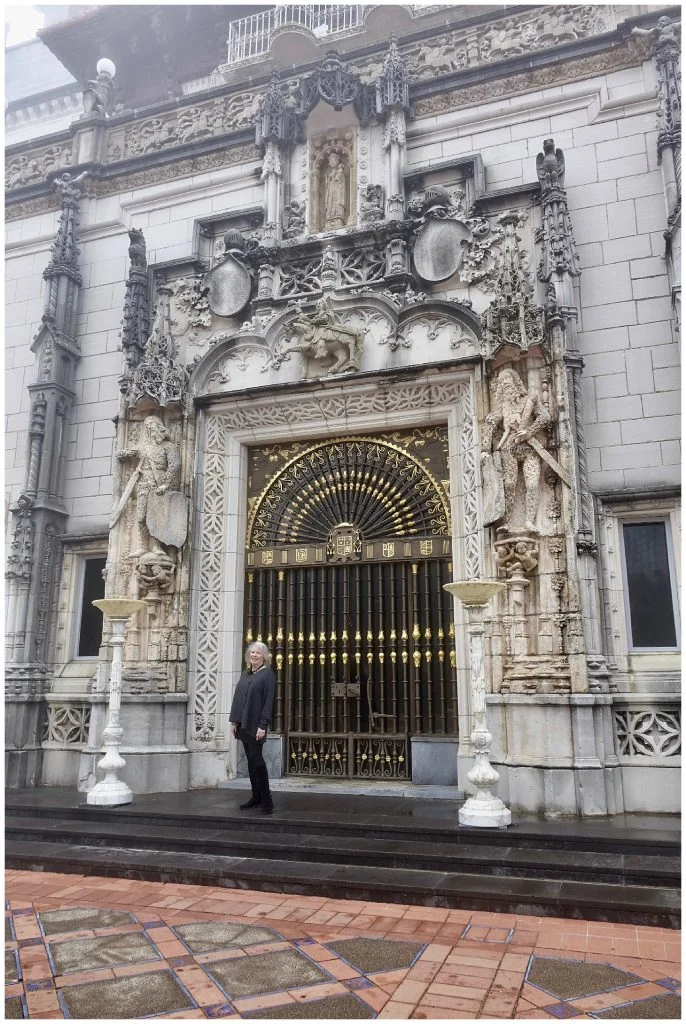The front of Hearst Castle