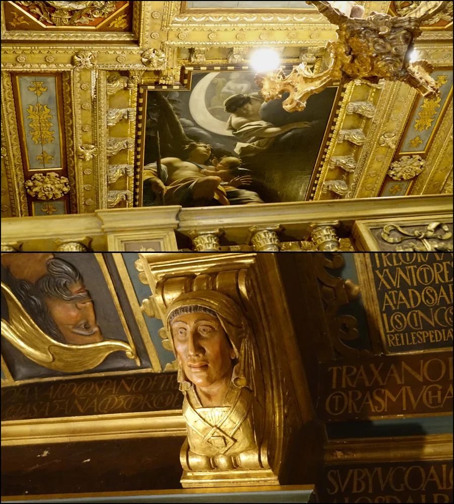 Gold leaf ceilings