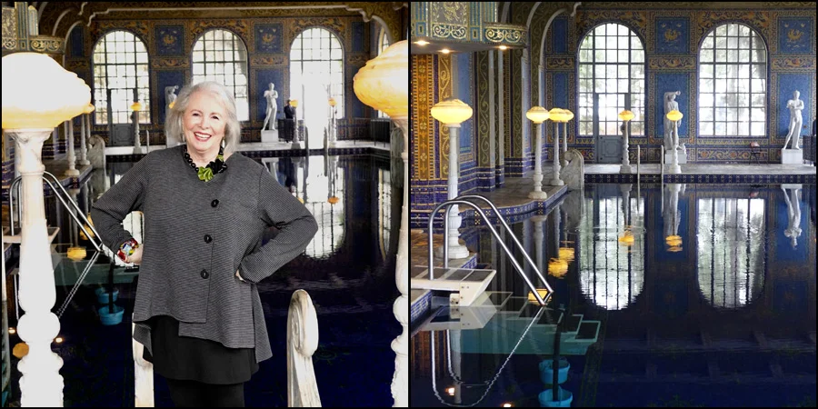 Interior swimming pool at Hearst Castle