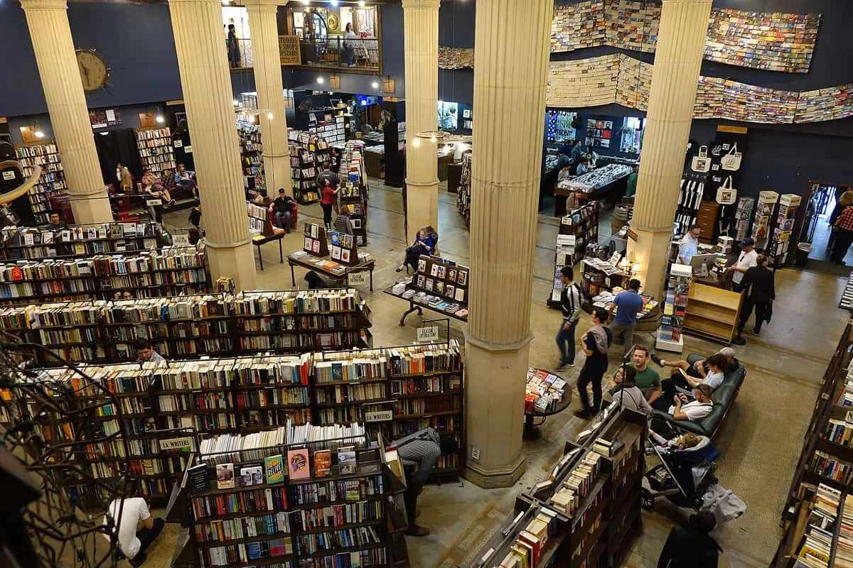First floor of The Last Bookstore