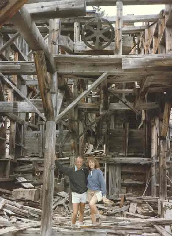 Sandra and Bob in Chost Town Boulder City Idaho
