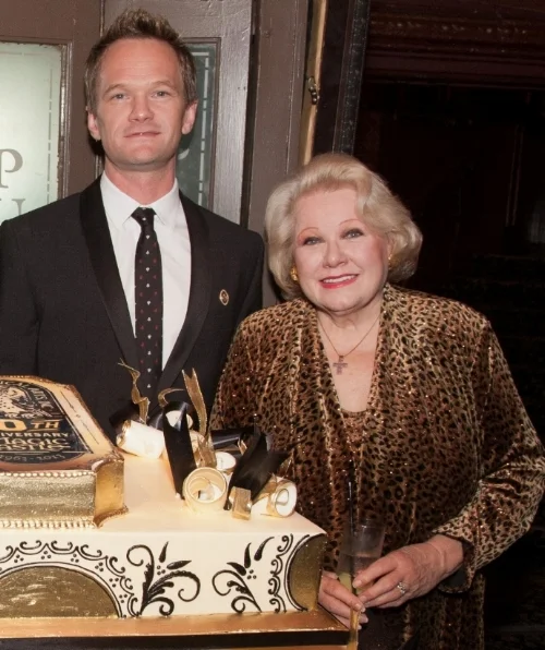 Neil Patrick Harris with Irene Larsen, sister of Magic Castle founder, Milt Larsen