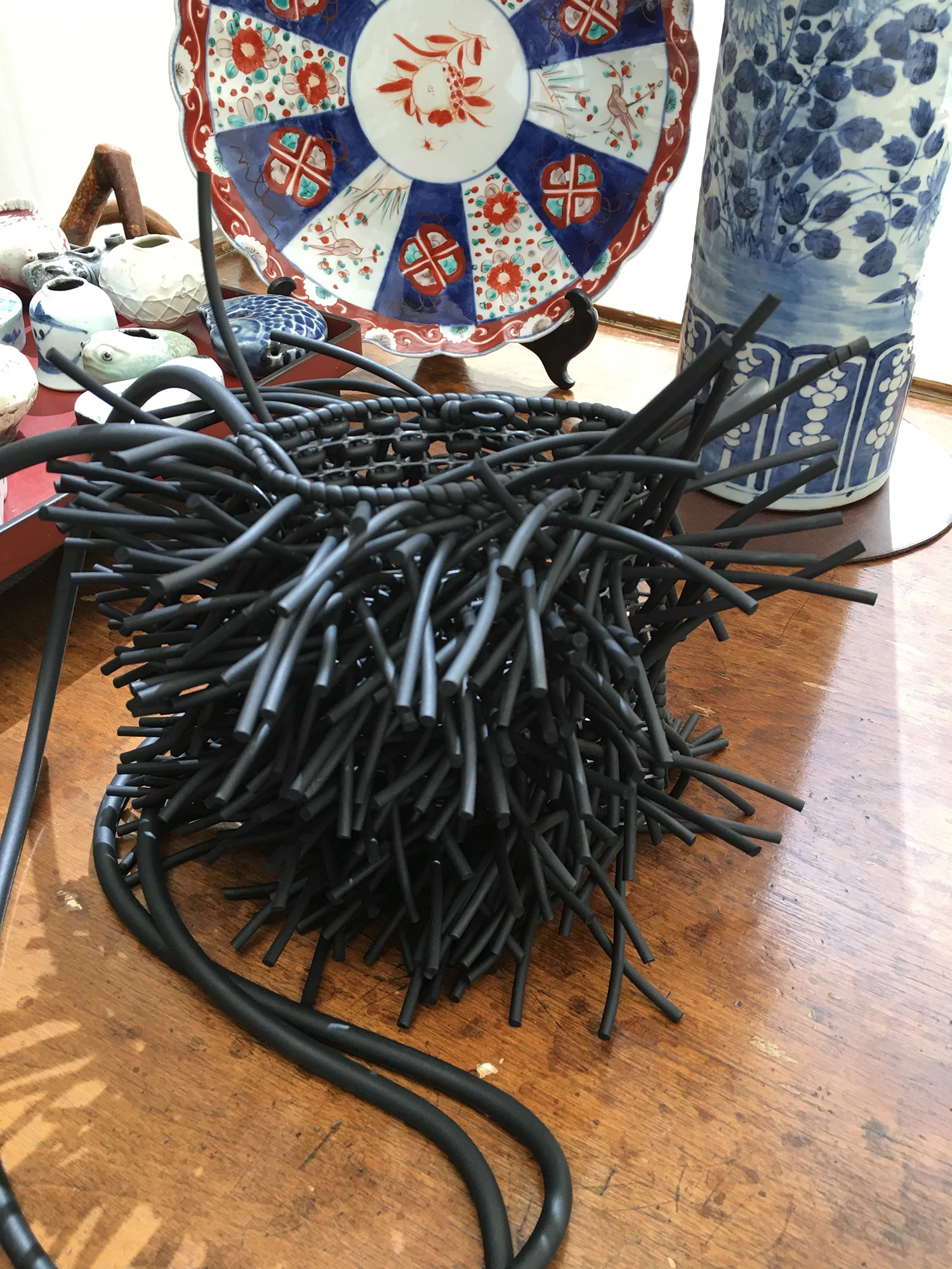 This purse is actually made of rubber.