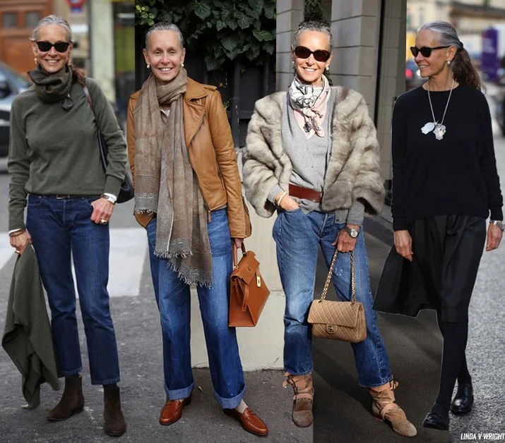 I discovered Linda Wright on Instagram and my jaw dropped. Who do you know who wears jeans by Dior?