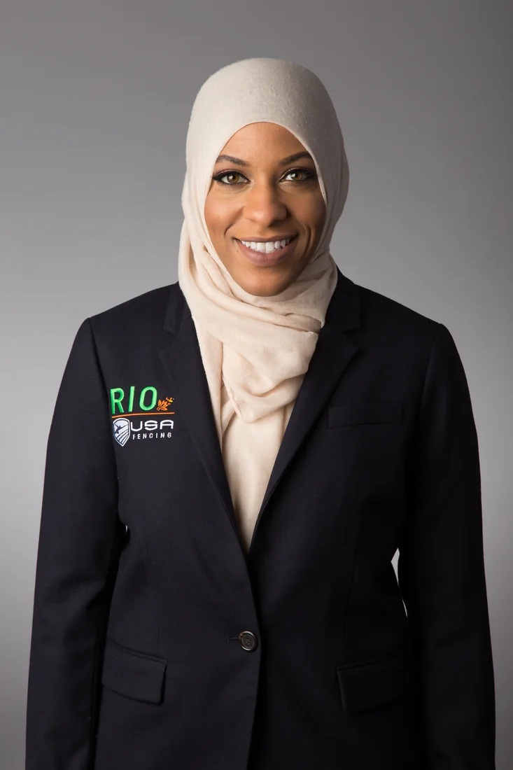  USA olympic fencer, Ibtihaj Muhammad in Richmond, VA 