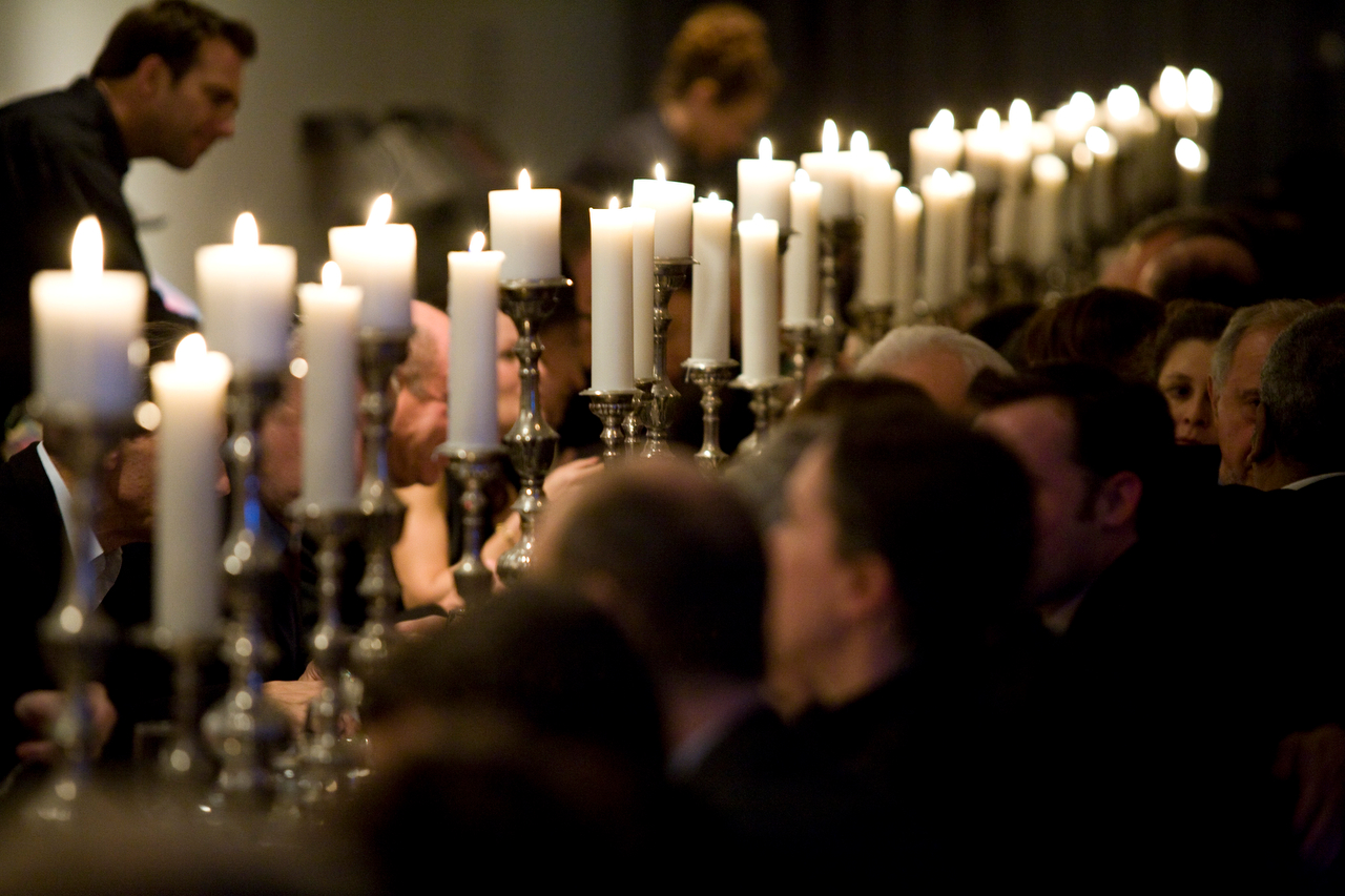 A gala dinner at The Van Alen Institute