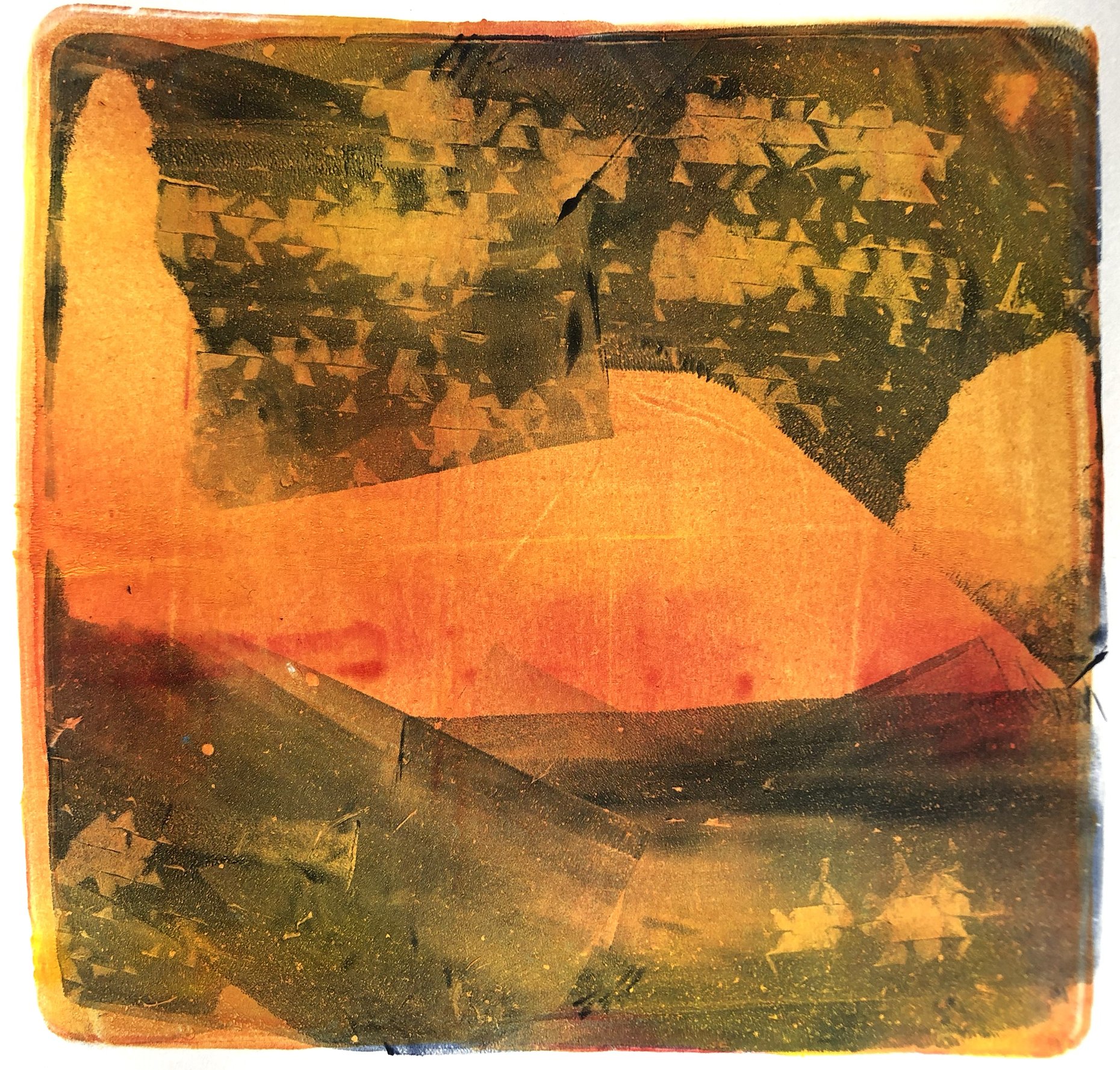 Landscape and Color Study V (image: 6" x 6")