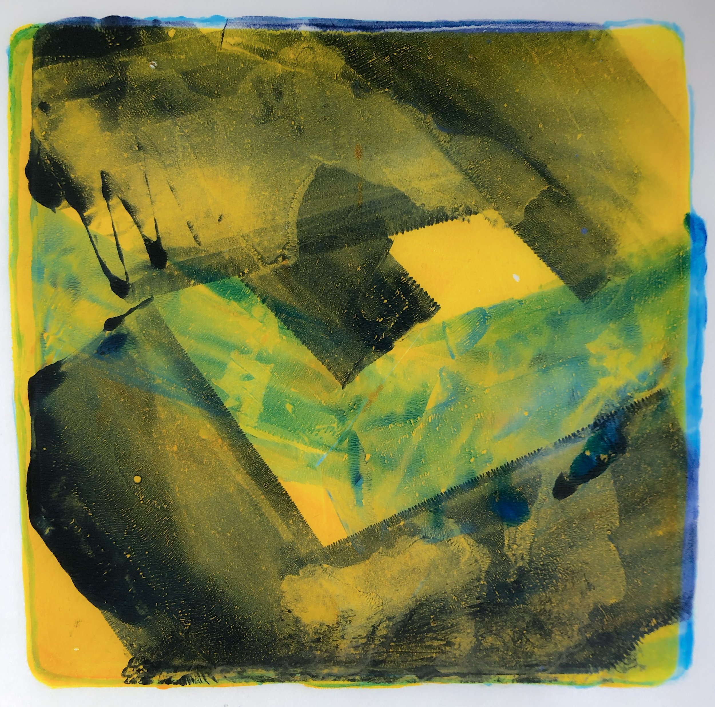 Landscape and Color Study VIII: Smoky Day (image: 6" x 6")