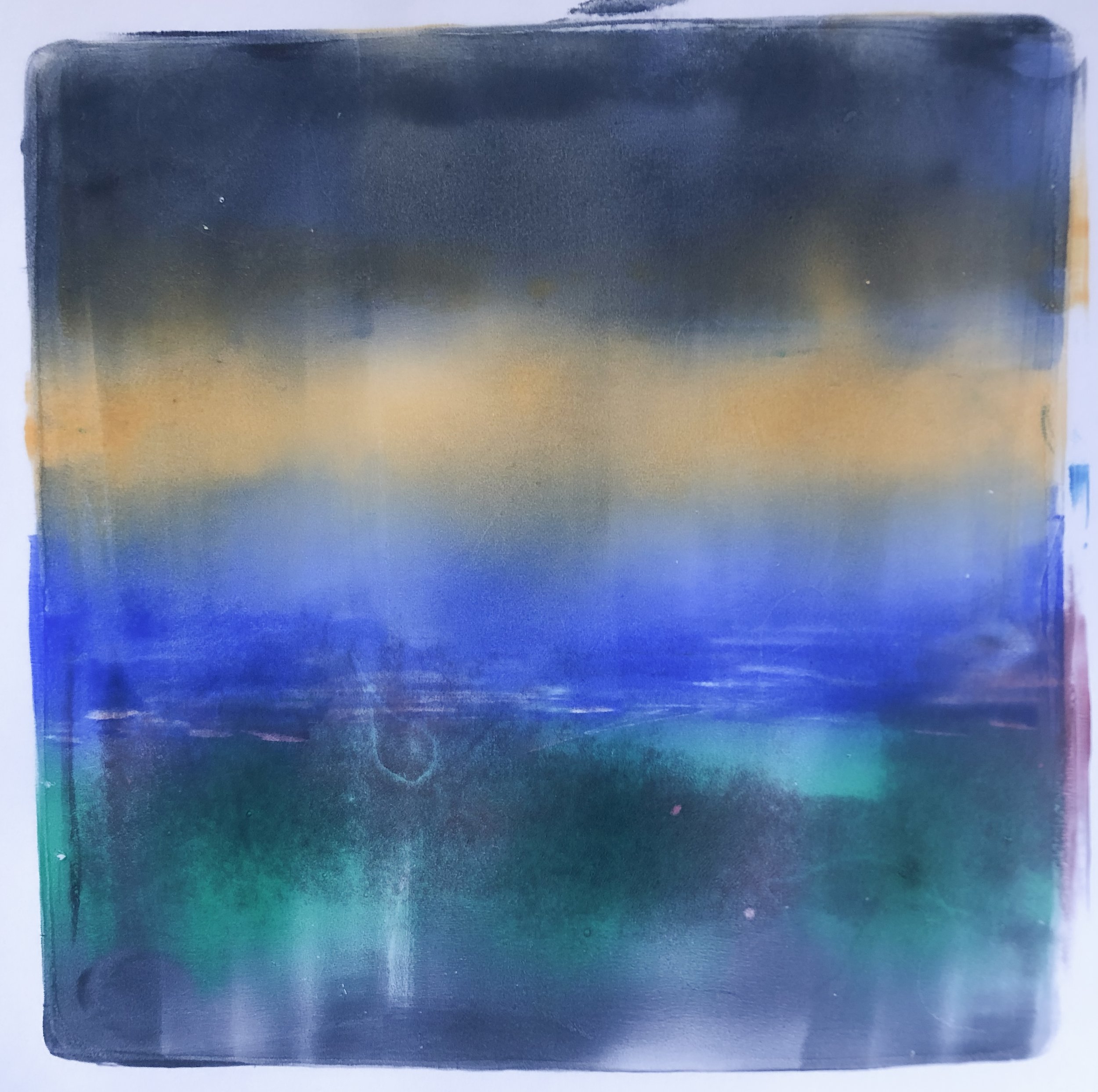 Landscape and Color Study XII (image: 6" x 6")