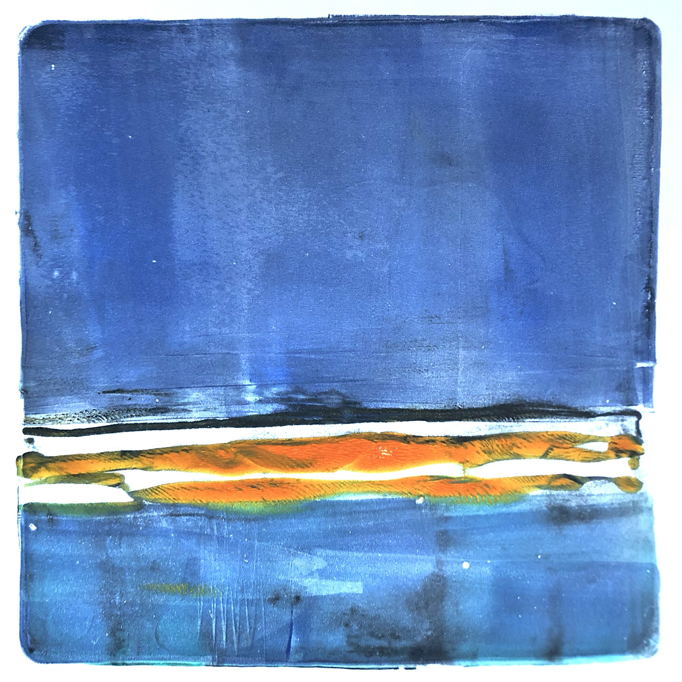 Water and Color: Clear Day (image: 6" x 6")
