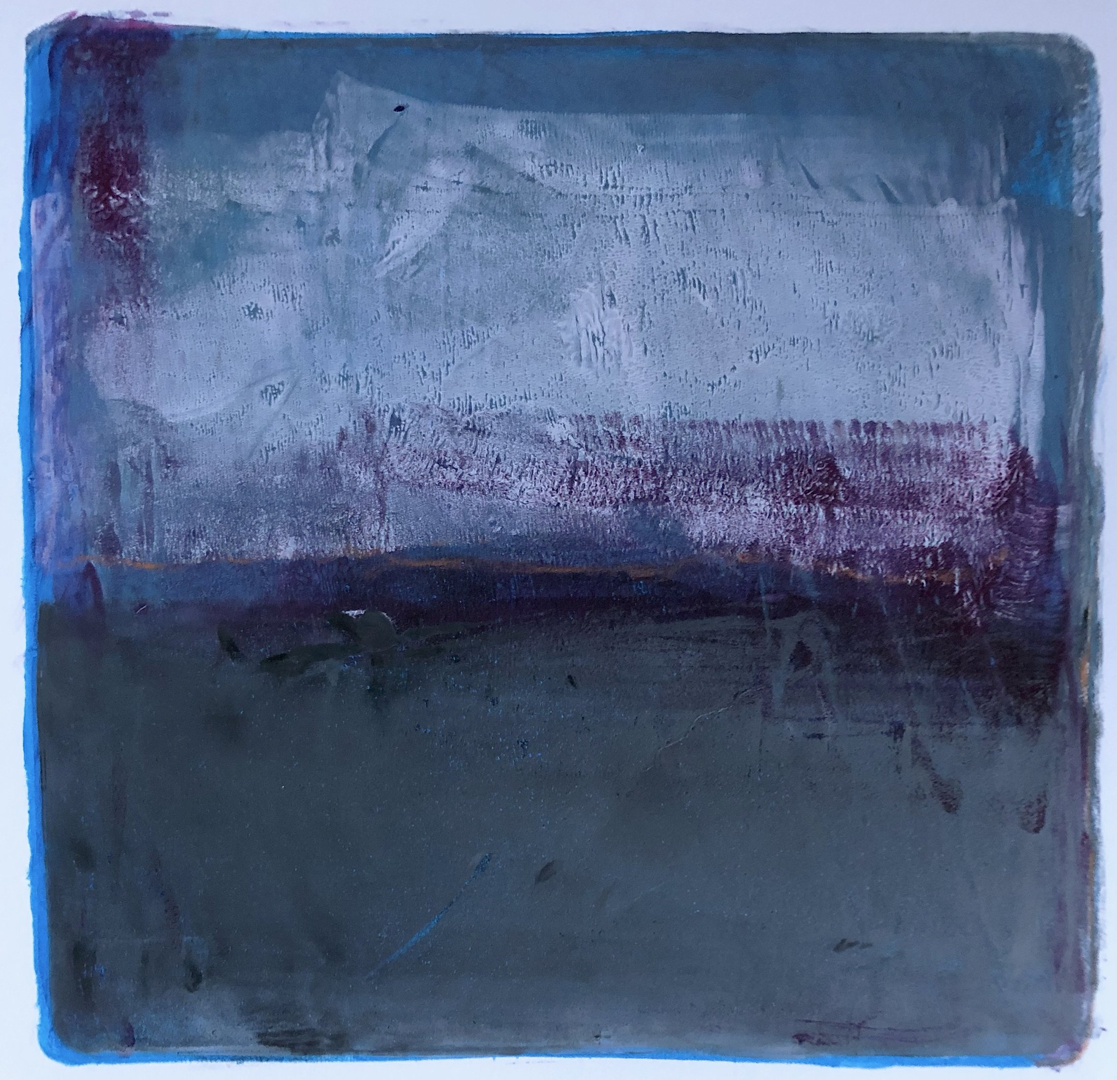 Waterscape Study IV (image: 6" x 6") 2024