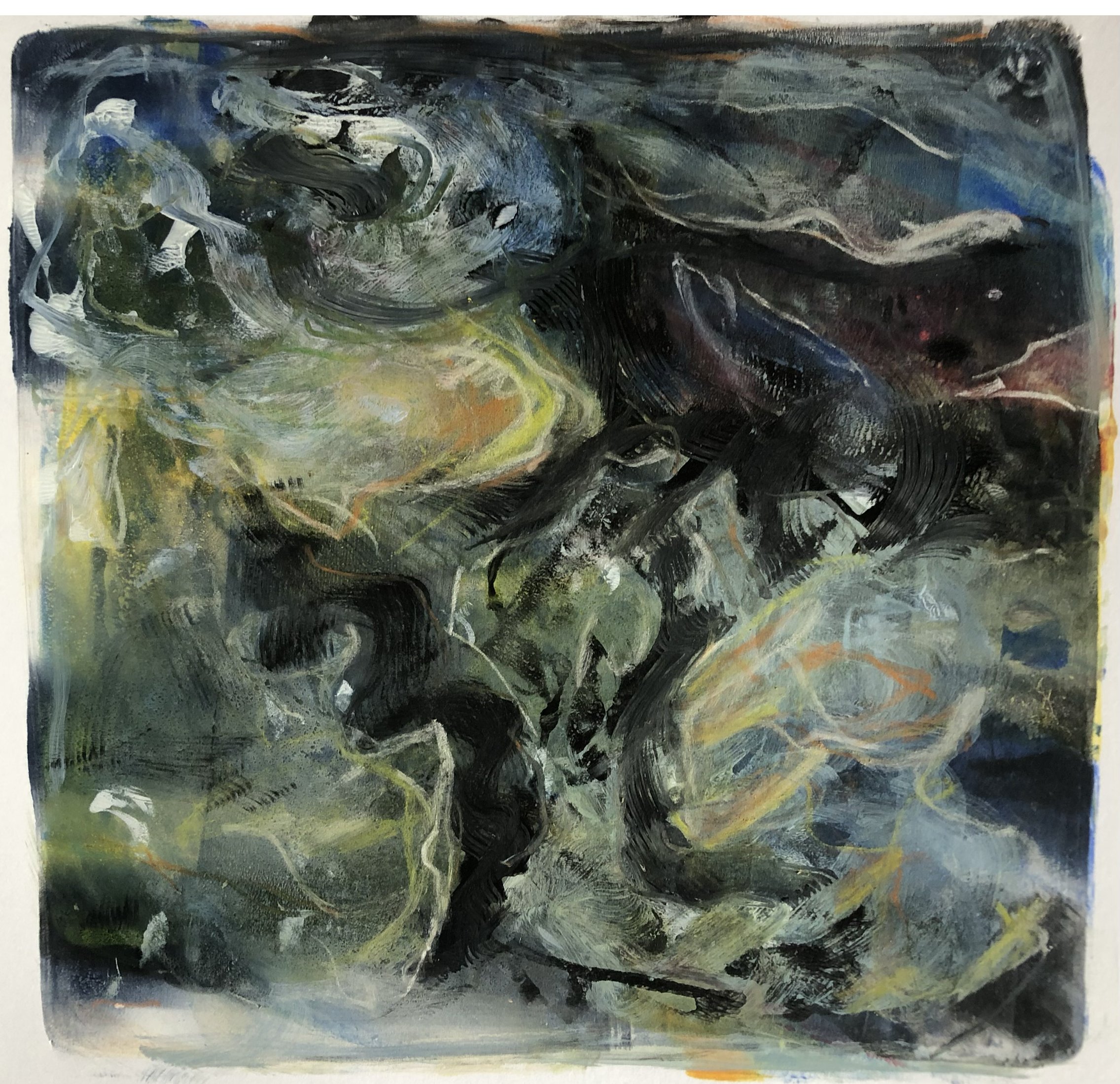 Spatial Awareness or Lost in Space (image: 6" x 6")