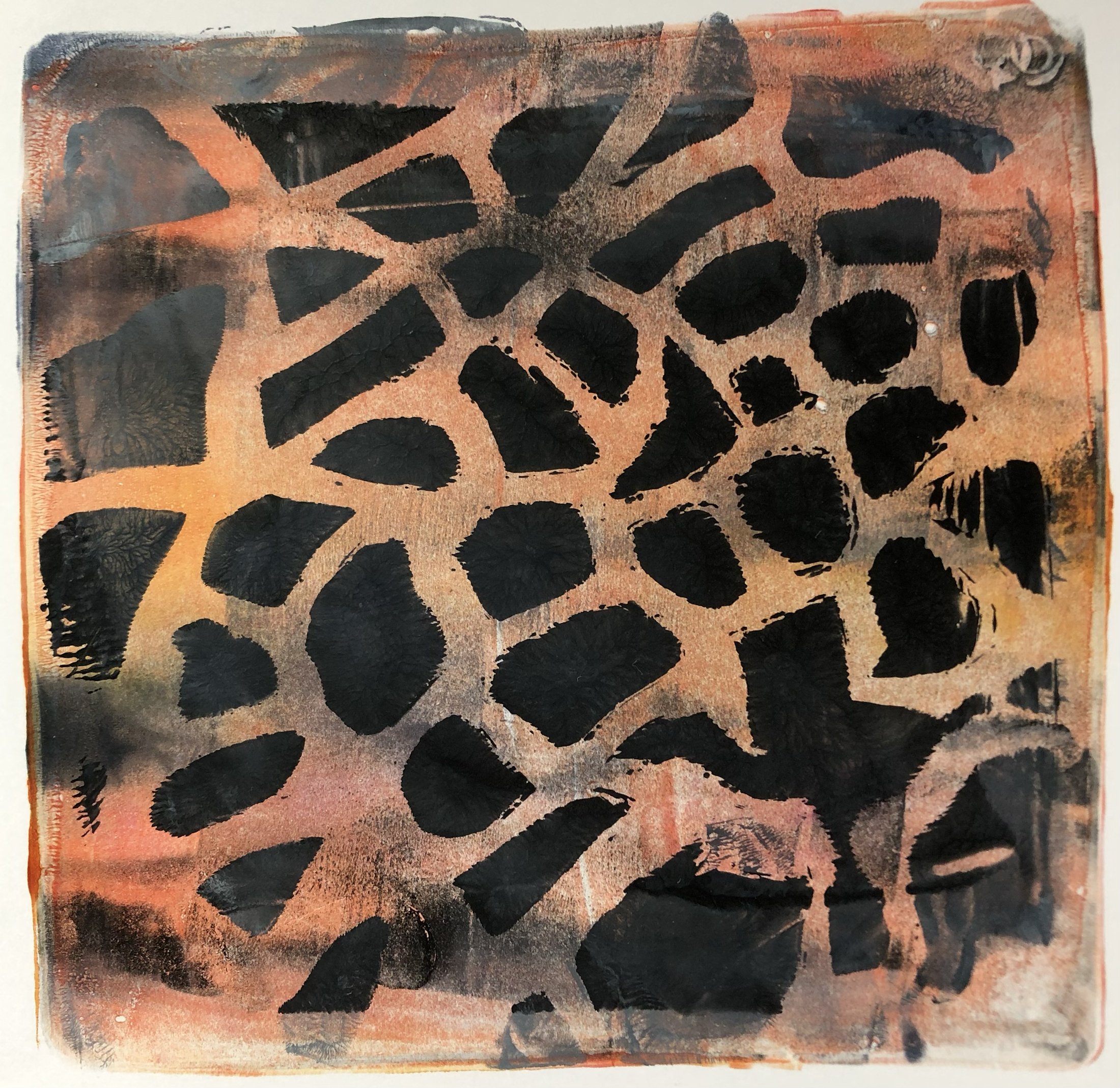 Craquelure Magnified II (image: 6" x 6")
