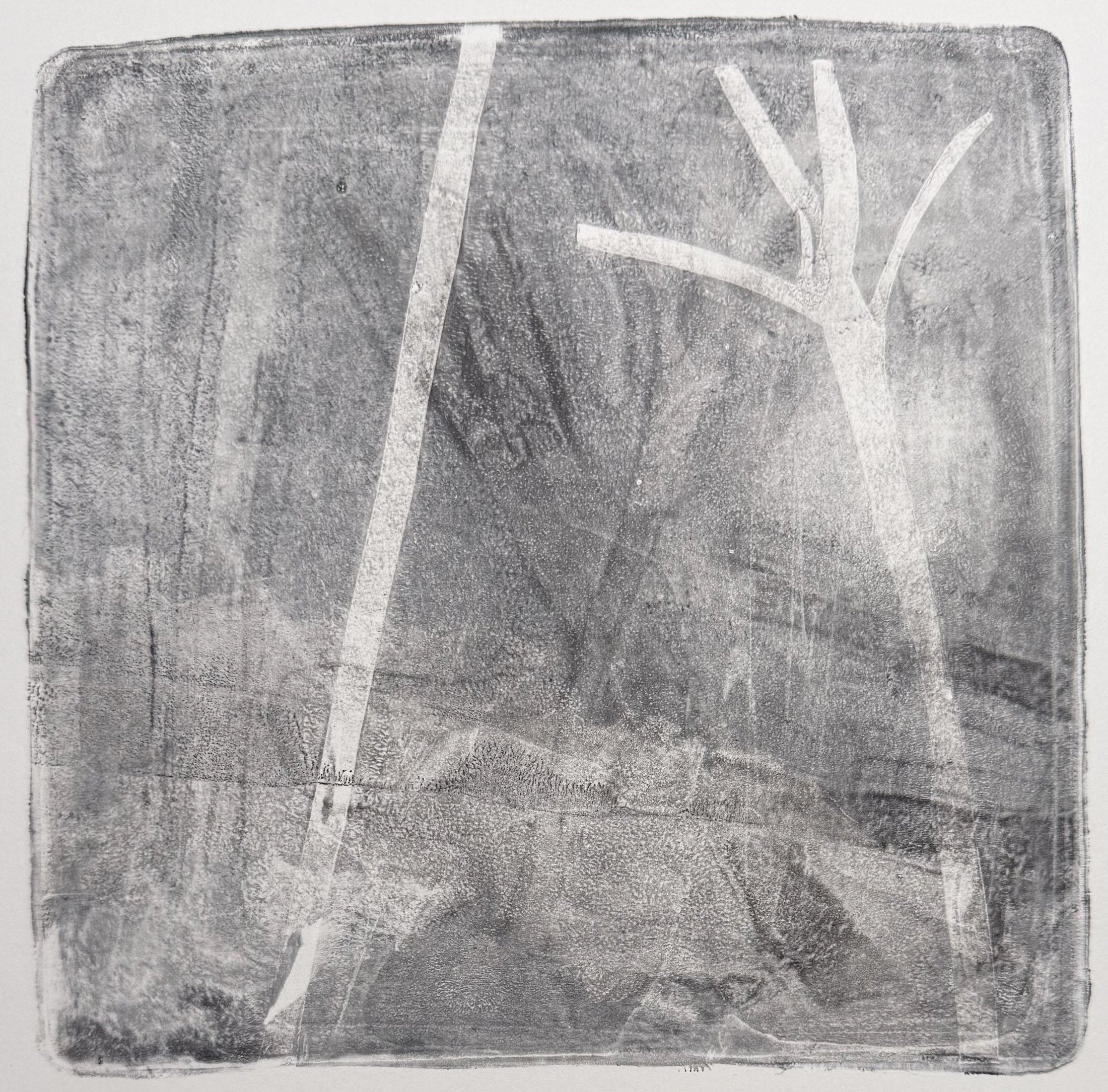 Falling Trees III (image: 6" x 6")