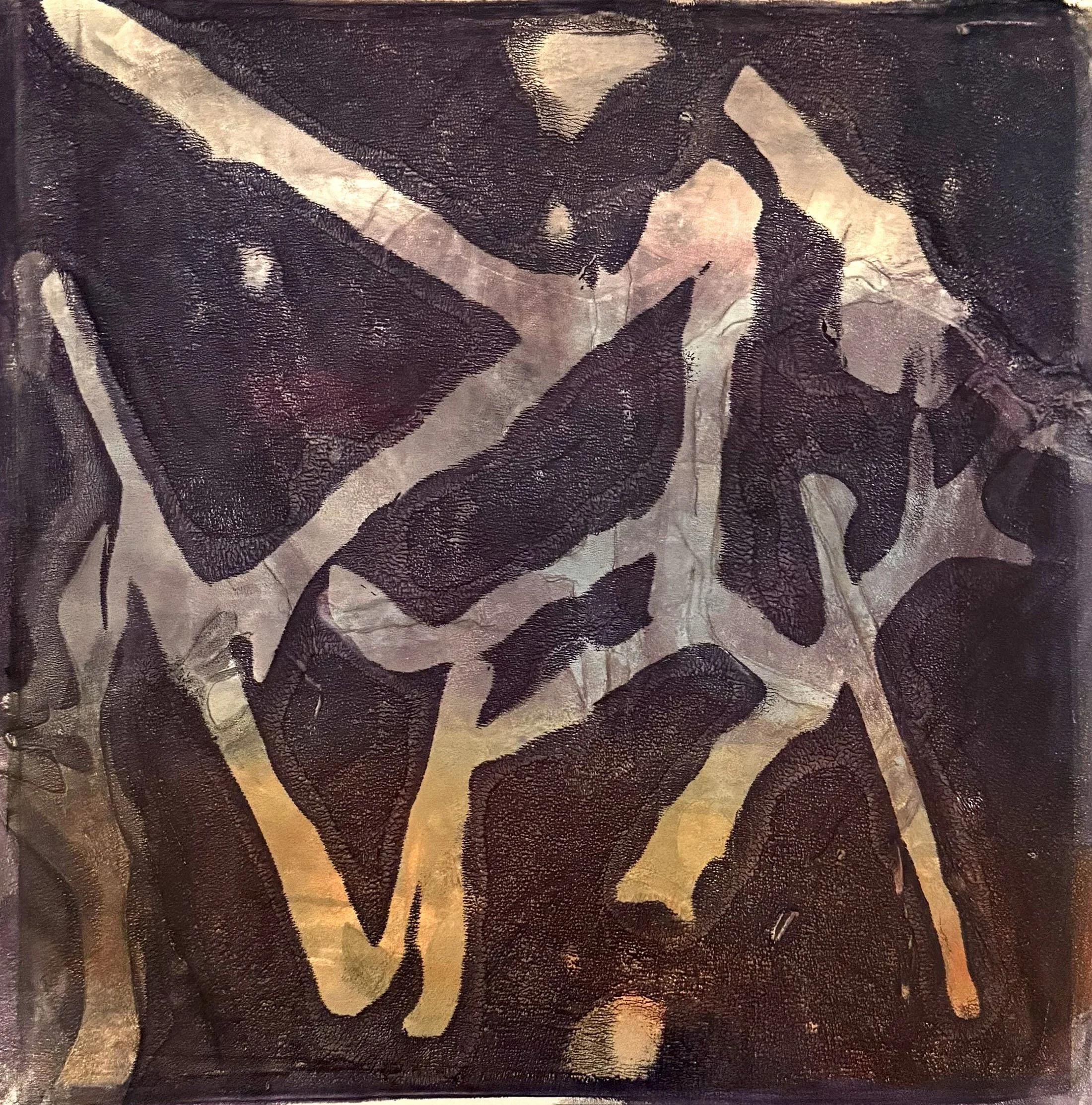 Trees Tango across the Night Sky (image: 12" x 12")