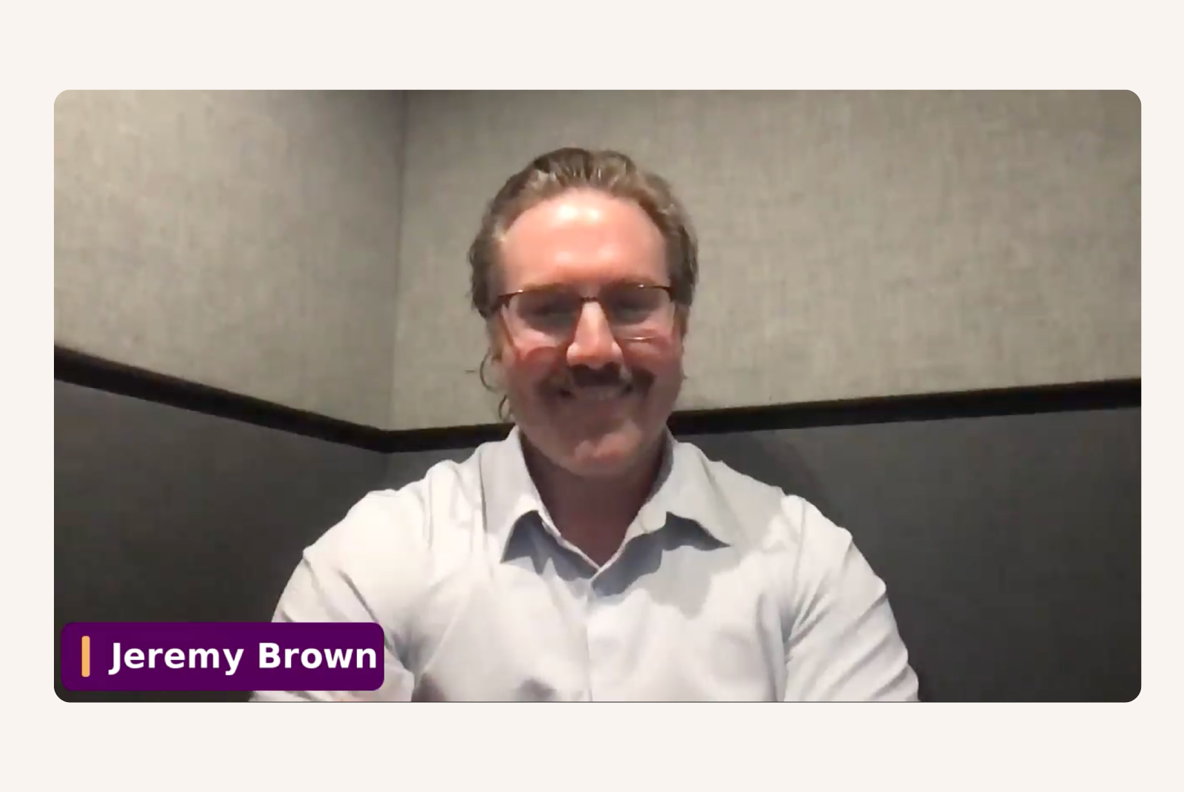 Event Recording: The Family Pursuit with Jeremy Brown