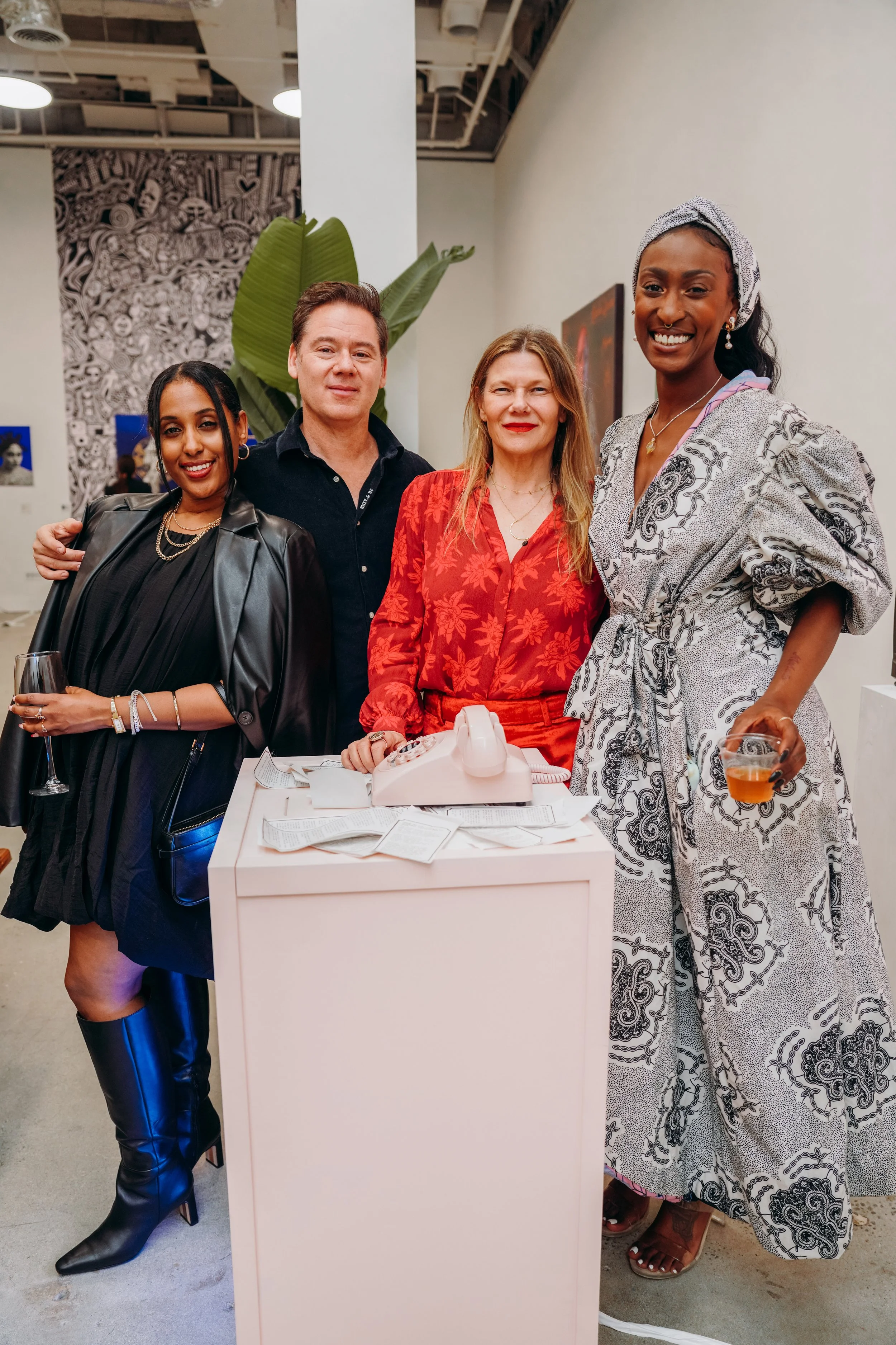 BLACK IN EVERY COLOR, ART IN EVERY FORM - THE LINE HOTEL LOS ANGELES 