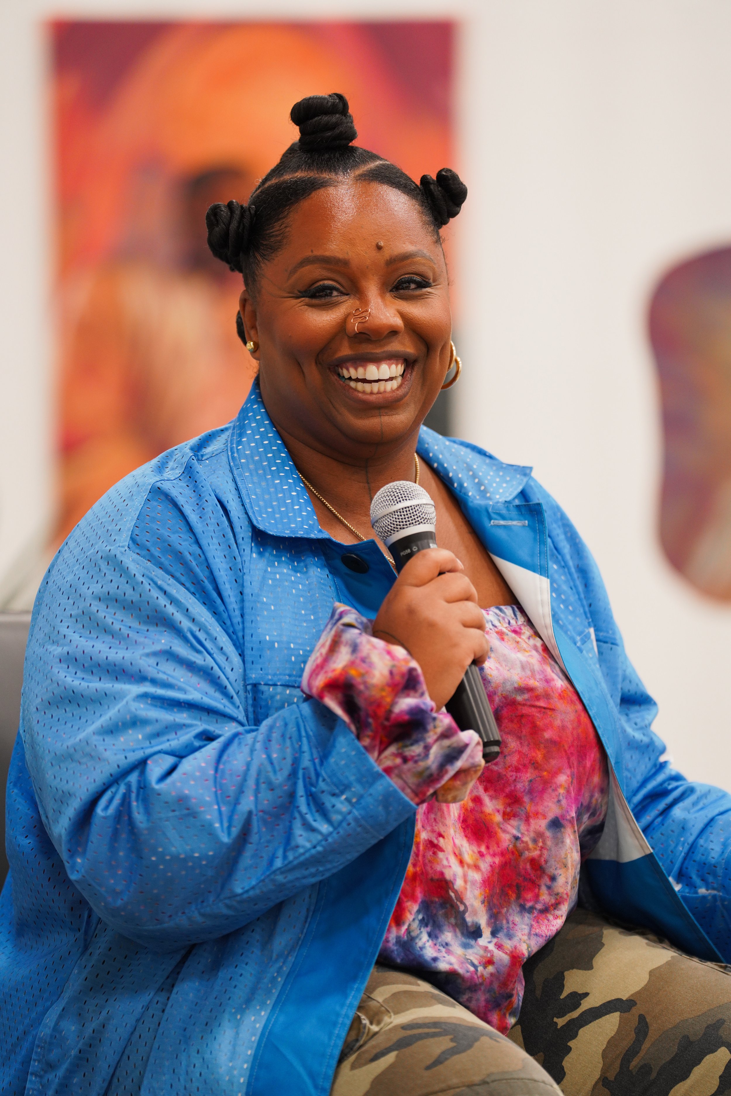 PATRISSE CULLORS AT BLACK IN EVERY COLOR, ART IN EVERY FORM - THE LINE HOTEL LOS ANGELES 