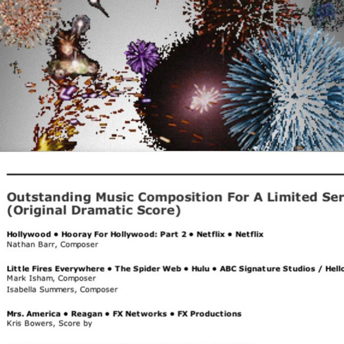 Kris Bowers' Mrs. America Score Emmy Nomination!