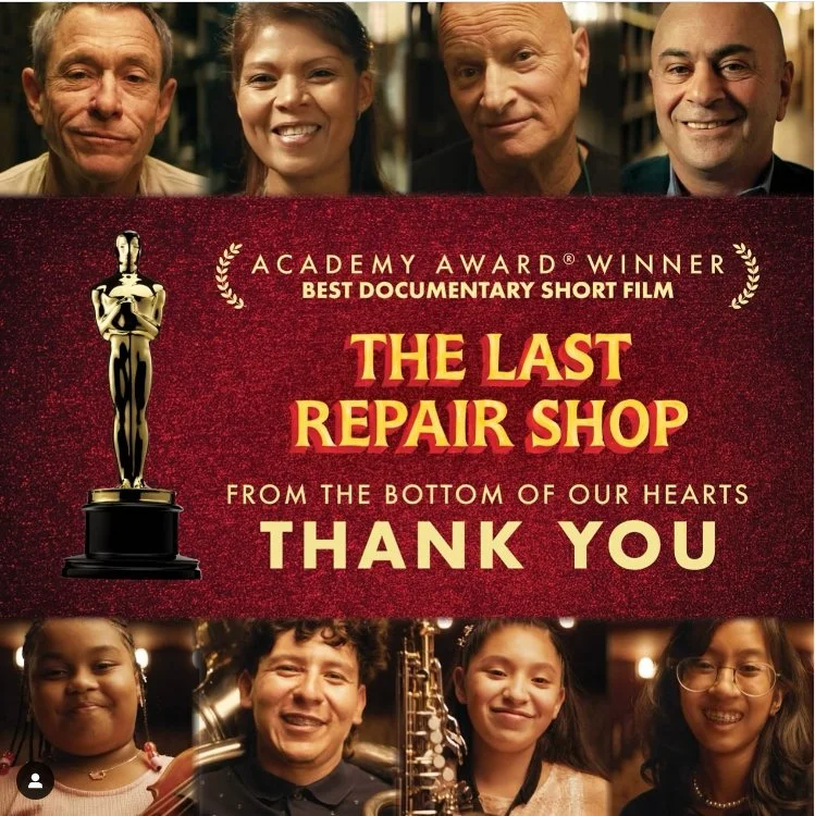 The Last Repair Shop Wins the Academy Award for Best Short Doc!