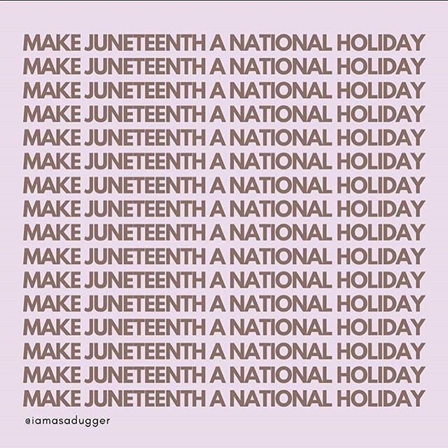 Via @theguerrillafeminist Please swipe through to learn about #Juneteenth ! Post by @iamasadugger .