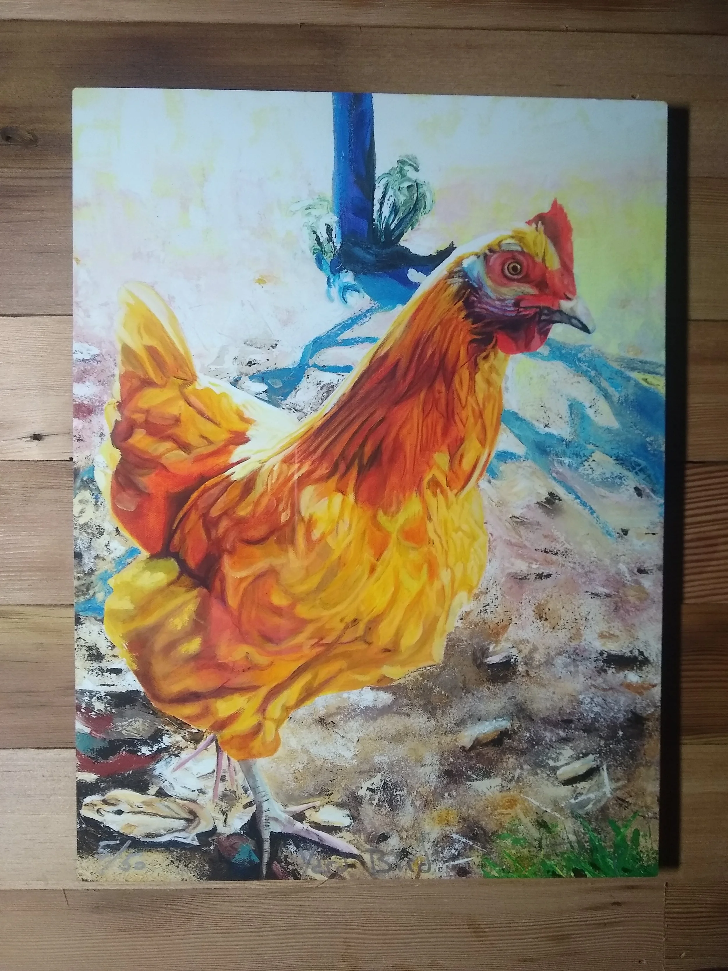 Yard Bird Metal Print