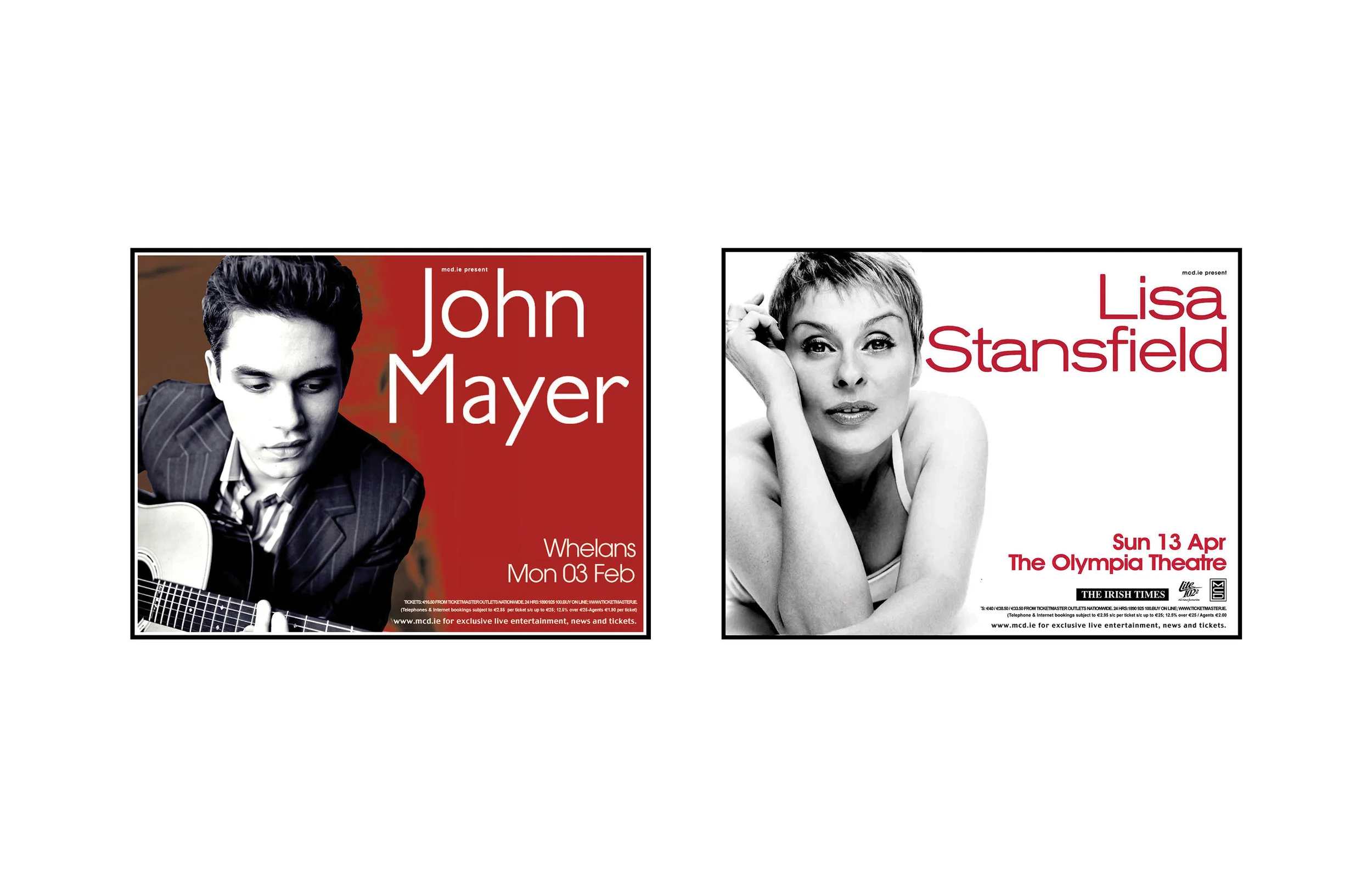 John Mayor | Lisa Stansfield Concert Posters