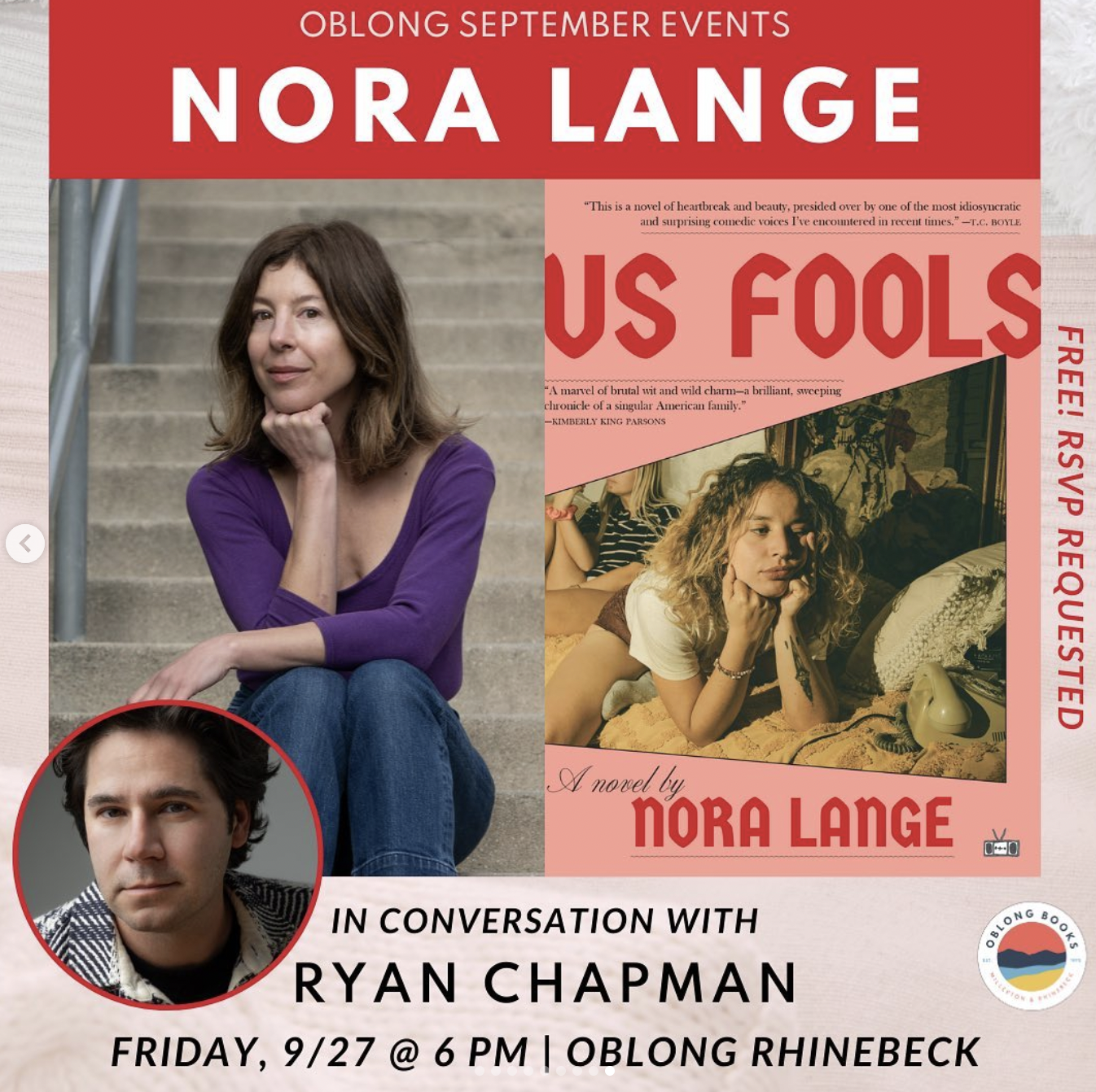 Presenting Nora Lange's US FOOLS (Rhinebeck)