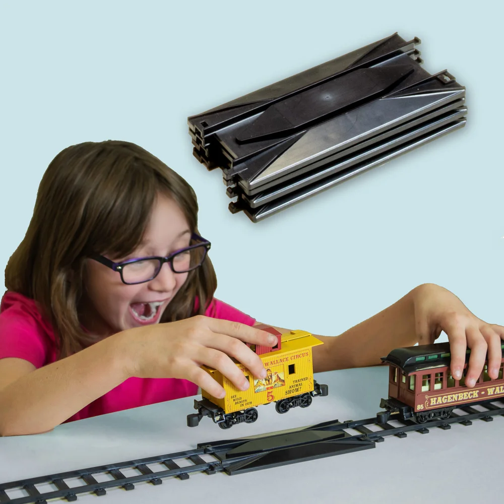 re-railer piece helps put train on track