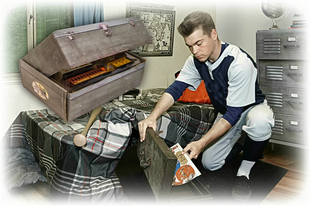 Chance saves treasures from his travels in his grandfather’s toolbox