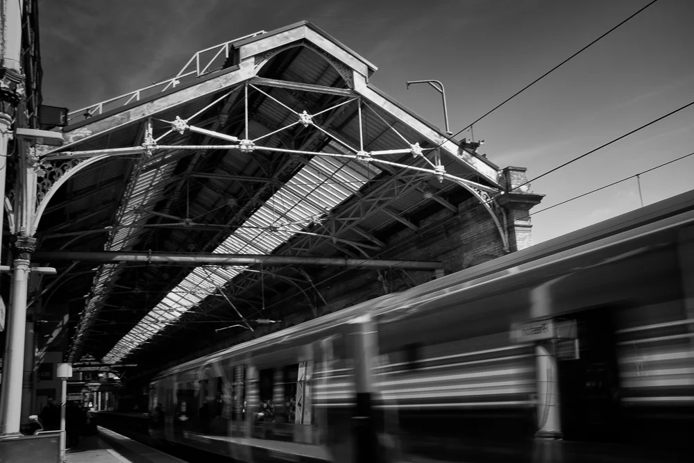 Leaving the station