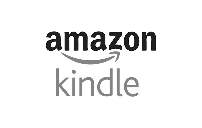 Amazon Kindle logo black and white