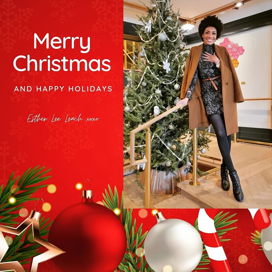 Merry Christmas &amp; Happy Holidays from our Founder @estherleeleach!!