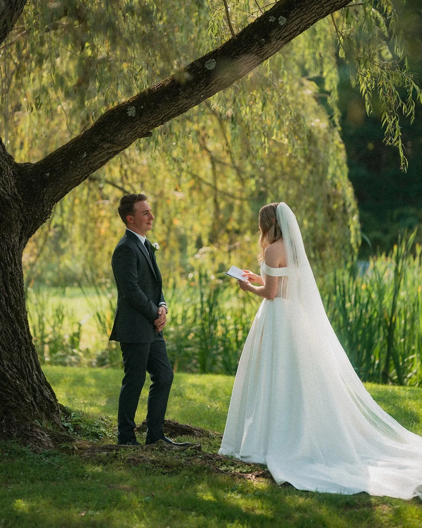 Meaghan &amp; Kyle sharing their private vows during their first look ☺️💗

#syracusephotographer #syracuseweddingphotographer #cnyphotographer #cnyweddingphotographer
