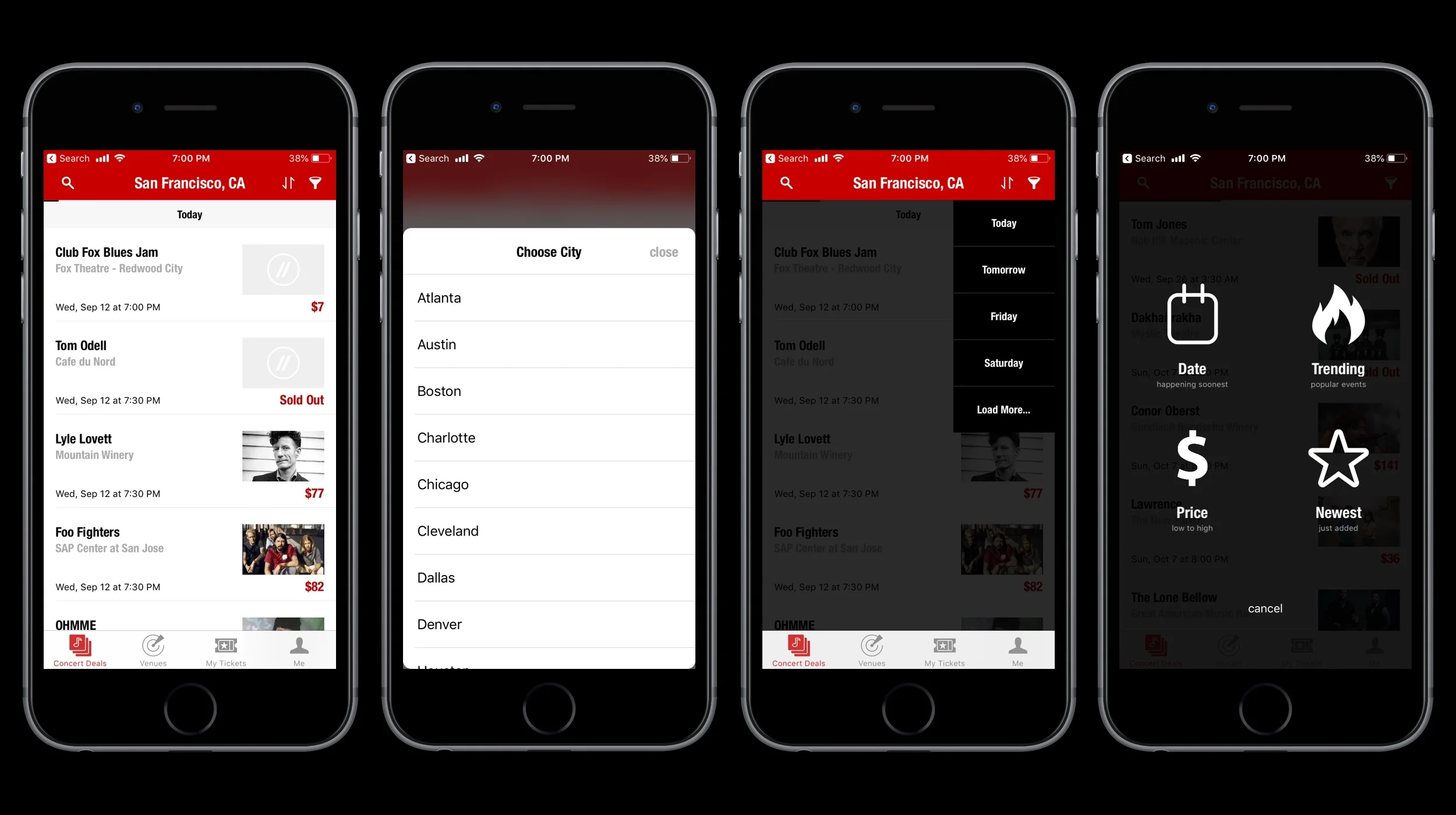 Filter and options to make the purchase experience delightful. 