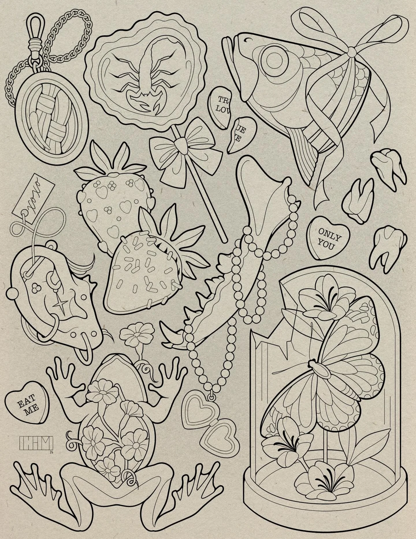 ♡TIL DEATH DO WE PART♡
✸
flash sheet for @confessionaltattooco Friday the 13th flash day! Don&rsquo;t miss this opportunity to get poked by me and the coolest girls in Ferndale 💒 see you there? 
✸
#fridaythe13thtattoo #fridaythe13th #flash #flashday