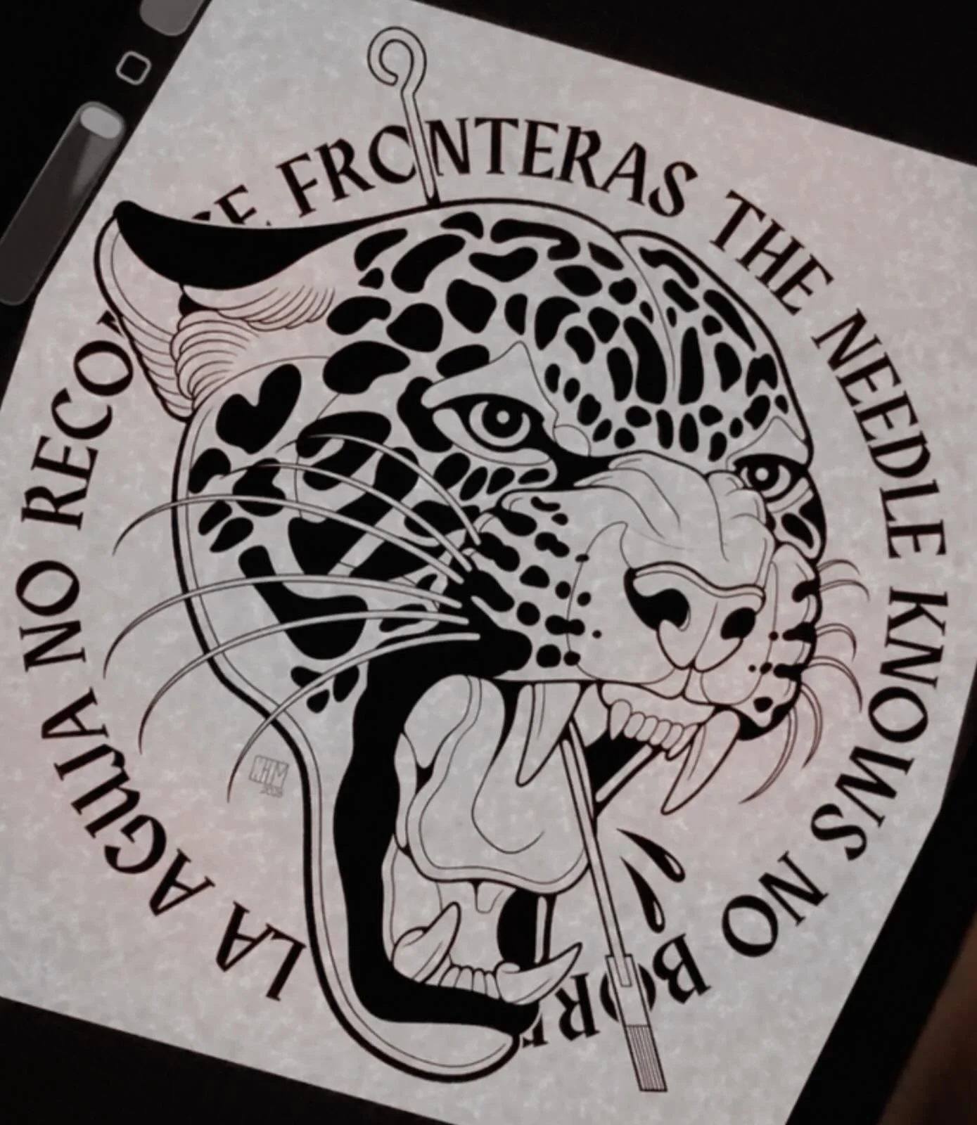 THE NEEDLE KNOWS NO BORDERS ✸ FUCK ICE