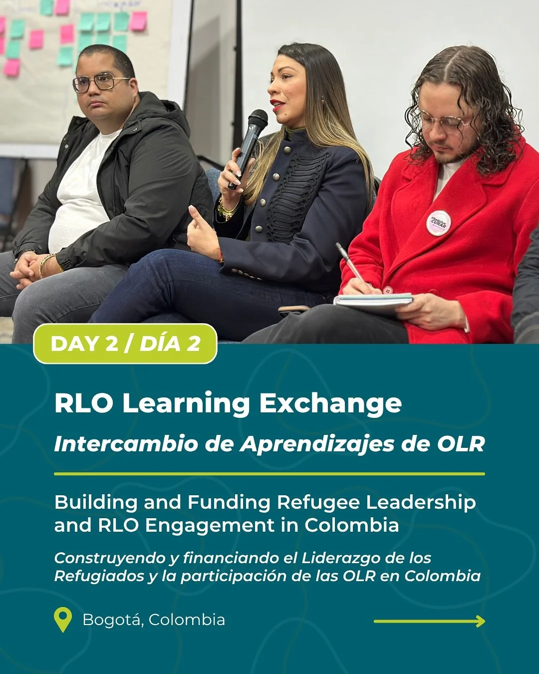 Created in partnership with Colombia-based RLOs, our first-ever RLO Learning Exchange in Bogotá aimed to connect refugee leaders and build consensus on priority areas related to advancing #selfreliance and resilience among refugee and migrant