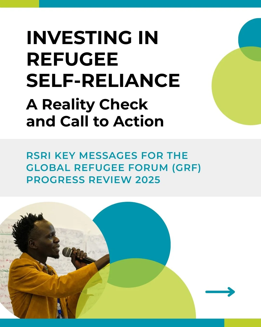 🔔 Ahead of the Global Refugee Forum (#GRF) Progress Review 2025&nbsp;taking place in Geneva next week, the RSRI has published key messages and a call to action to the humanitarian and development community. 

The RSRI is calling for honest conversat