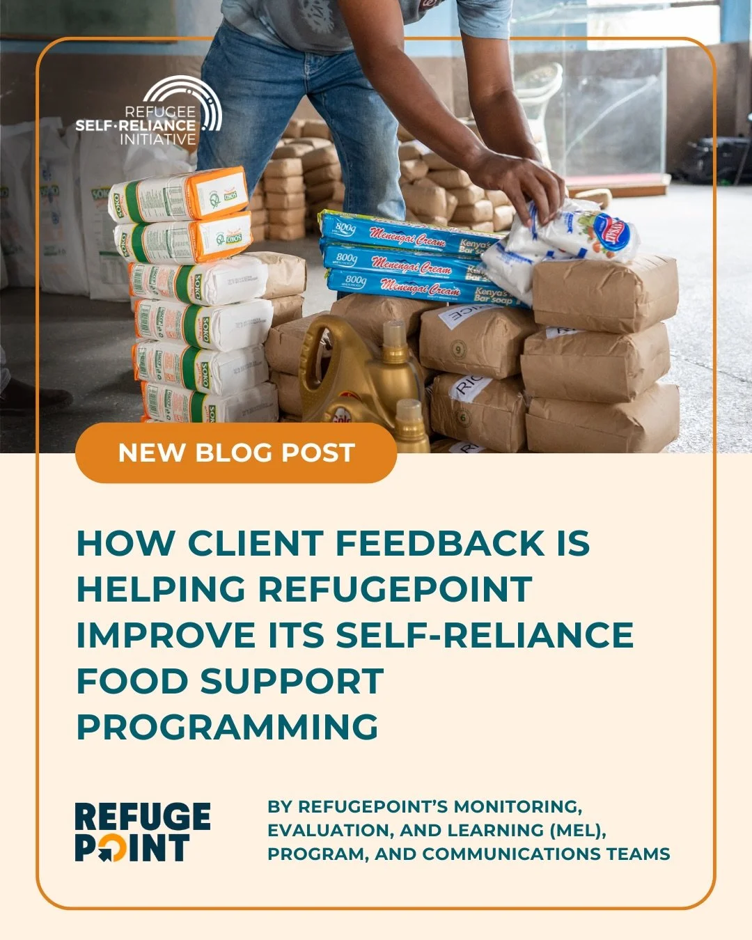 🍲 Because households often need to prioritize getting food on the table before they can pursue other needs, @refugepoint puts food support at the core of its Urban Refugee Protection Program (URPP) in Nairobi, Kenya. The food program provides stabil