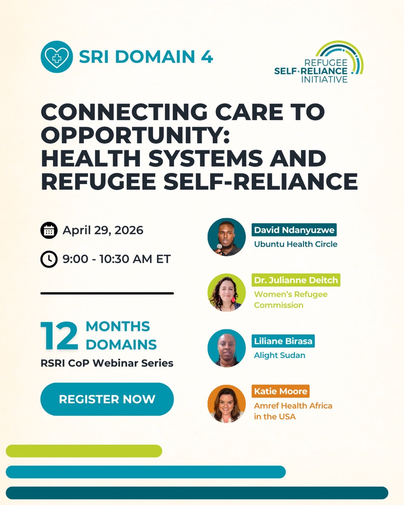 📣 Please join us on Wednesday, April 29th, for the next webinar in our #12Months12Domains learning series!

🏥 This webinar will examine how stronger, more integrated health systems&mdash;and the policies and programs that support them&mdash;are ess