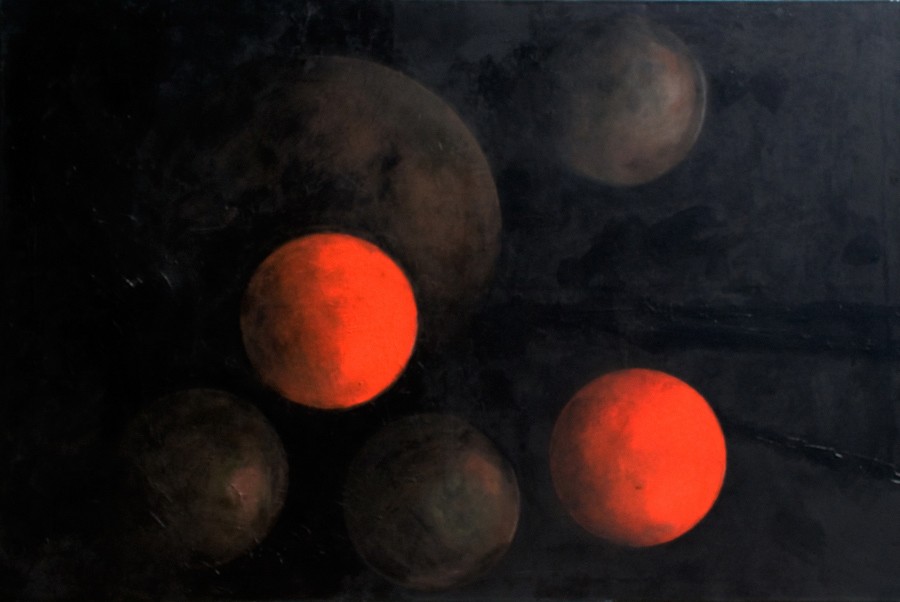 Lunas. 150 x 110 cm. Colección privada.